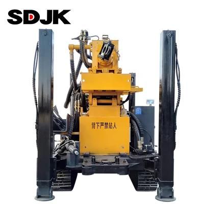 Jk-Dr350 Diesel Engine Crawler Type Water Well Drilling Rig Machine
