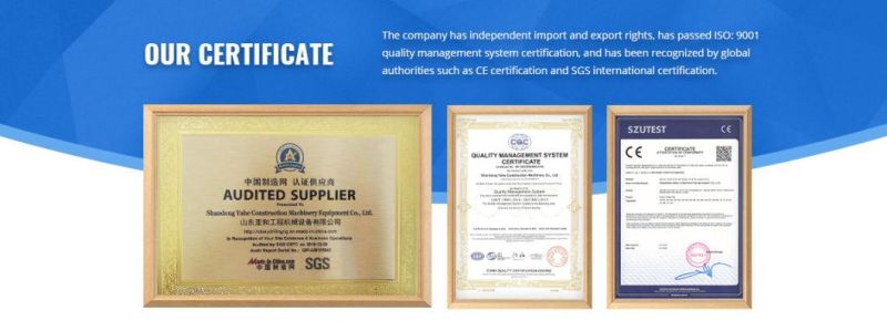 Dr-100 20 Meter Pile Drilling Rigs Has Pass SGS Certificate