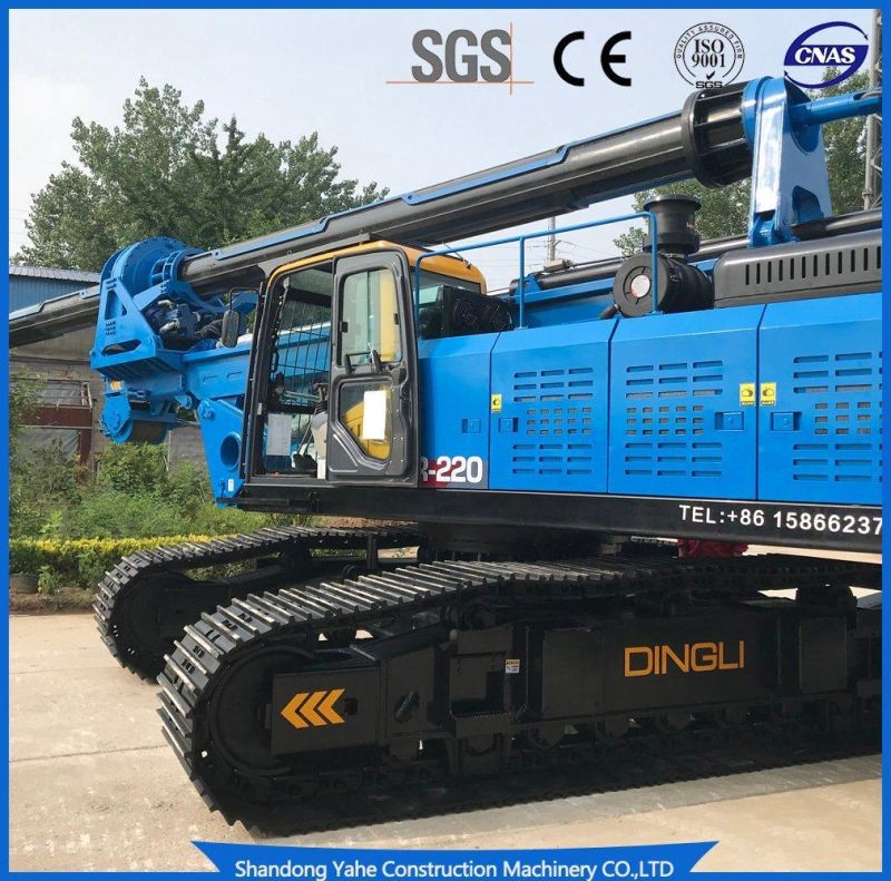 Good Quality 60 Meter Economical/Hydraulic/Crawler Drilling Rig for Sale Dr-220 Price Has Passed CE SGS Certification