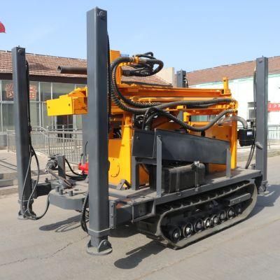 Drilling Depth 100 to 1000 Meter Crawler Pneumatic Rotary Water Well Drilling Rig Machine Prices for Sale