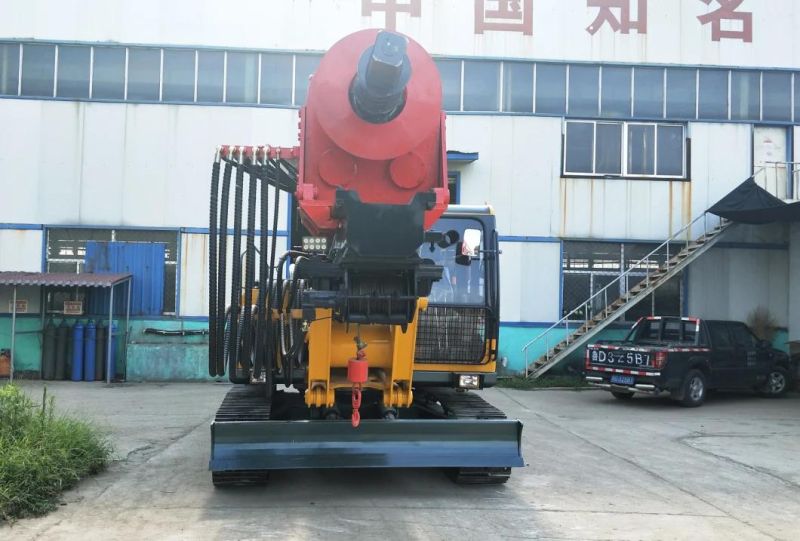 15m Top Quality Drilling Machine Double Cylinder Engine Crawler Type Lock Rod Rotary Drilling Rig