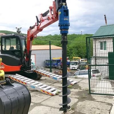 Rea2500 Auger Post Hole Digger Earth Auger for 1~3t Excavator