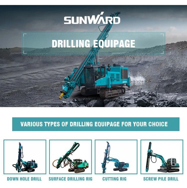 Sunward Swdb120b Down-The-Hole Hydraulic Rock Drill Rig for Mining