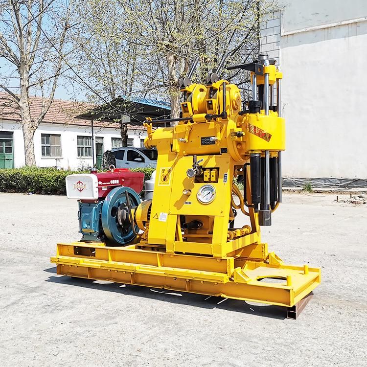 Durable 100m Deep Rock Borehole Soil Underground Water Well Drilling Rig Machine for Sale