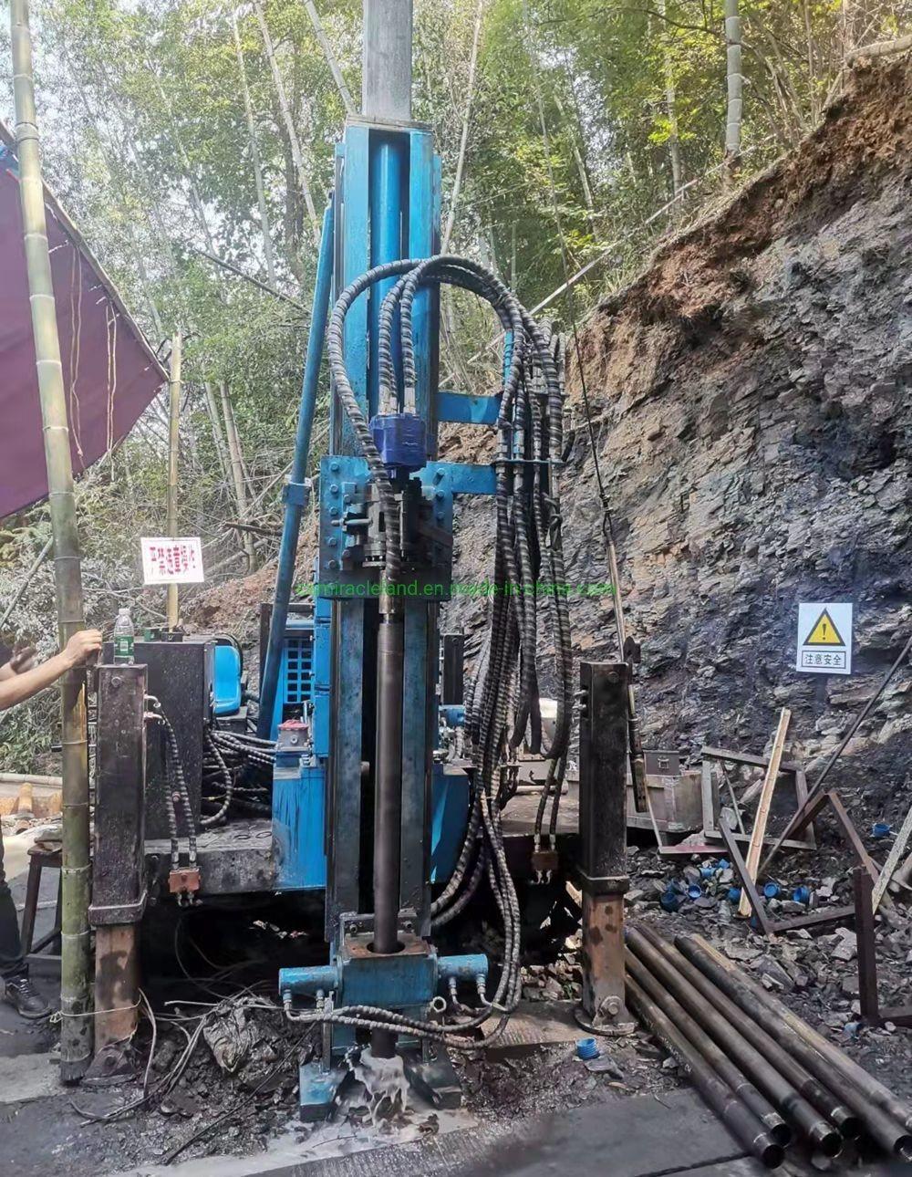 Crawler Portable Full Hydraulic Power Head Wireline Core Drilling Rig (YDX-500GL)