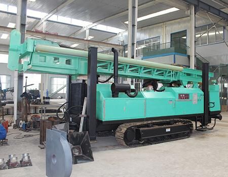 Depth 700m, Crawler Type Water Well Drilling Machine Hf1100y