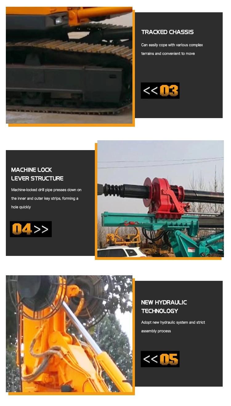 Hydraulic Excavator Rotary Drillling Machine