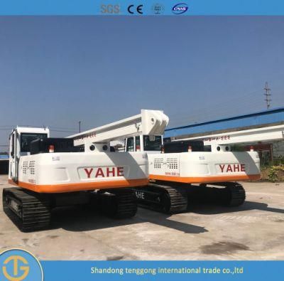 High Quality Crawler Type Cfa Long Screw Rotary Drilling Piling Rig Piling Depth 12m