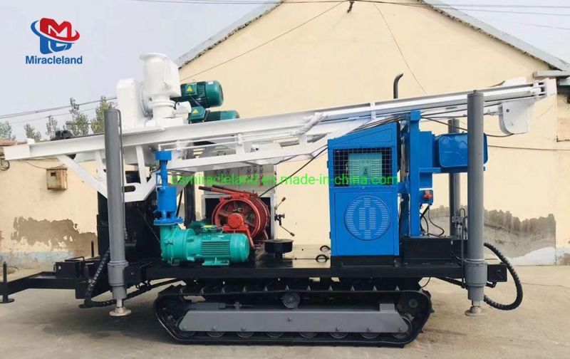 Crawler Mounted Large Diameter Reverse Circulation Borehole Rotary Water Well Drilling Rig (RCW-100)