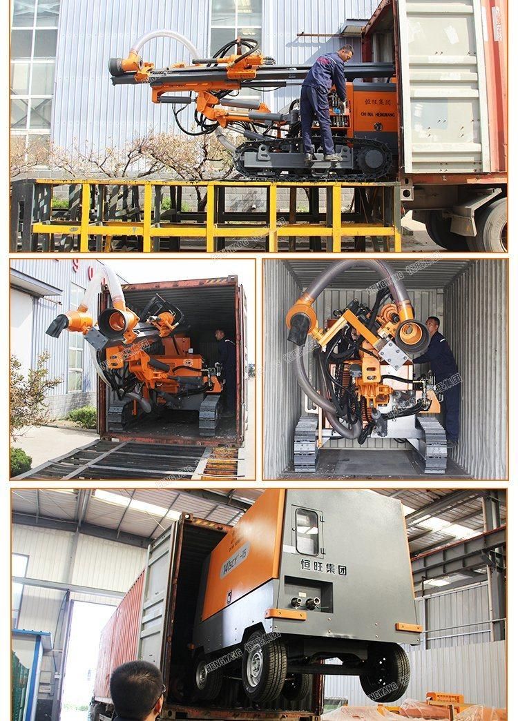 High Efficnency Electric Motor Power 220kw Underground Jumbo Drilling Machine DTH Drilling Rig Used for Highway, Railway, Hydropower Project