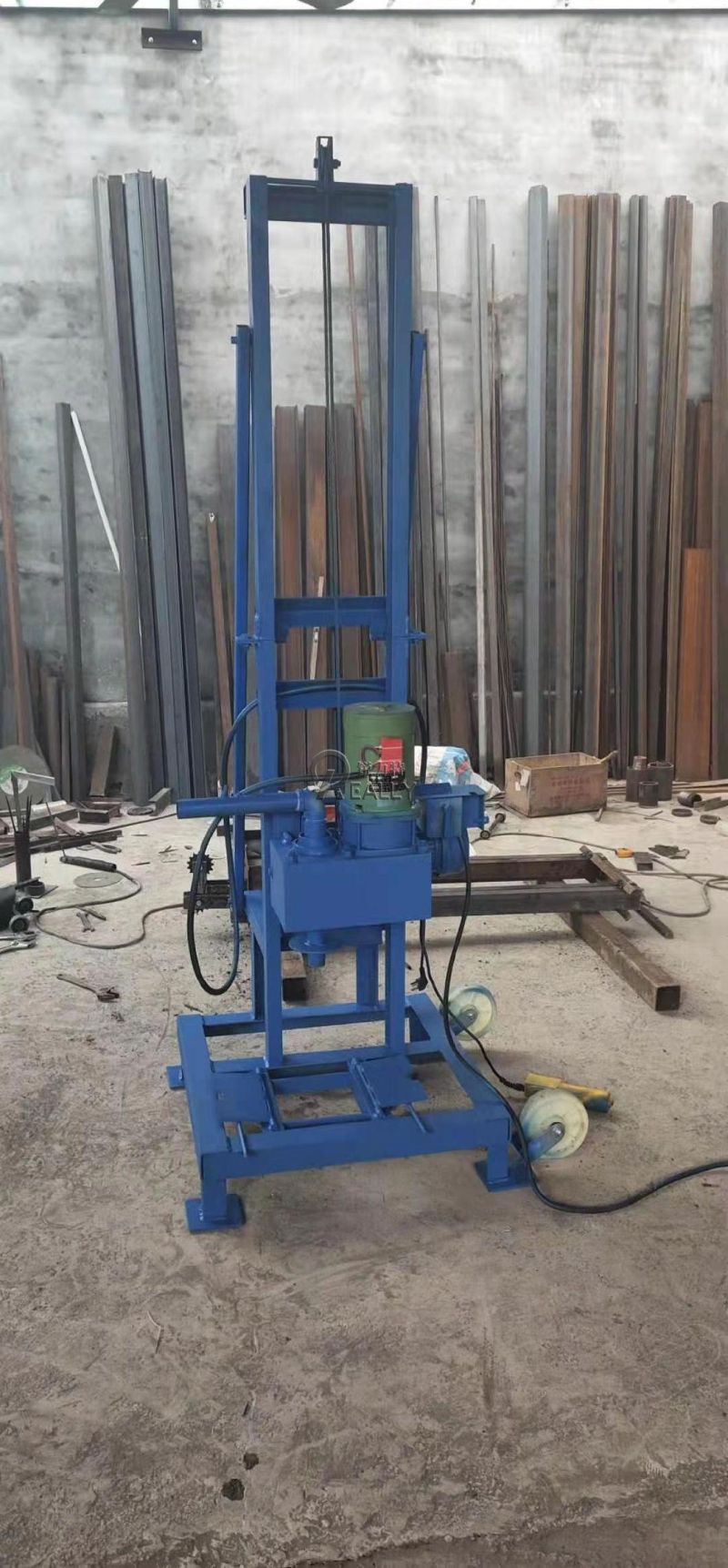 Foldable 1.5kw Electric Portable Water Well Drilling Machine Borehole Small Well Drilling Machine Price Mine Drilling Rig