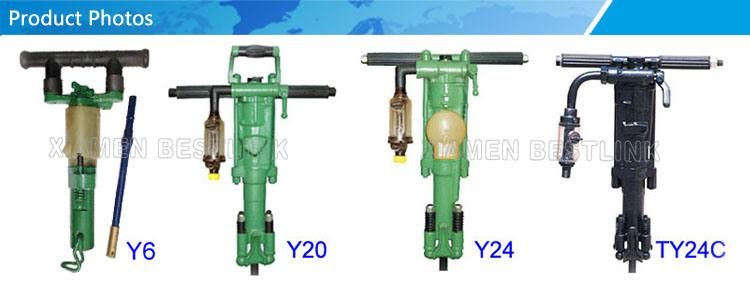Yt27 Pneumatic Air Leg Rock Drill Machines for Road and Mine Drilling