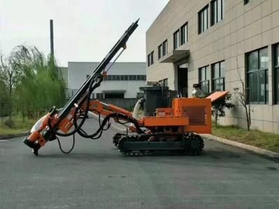 DTH Type Surface Borehole Mine Drilling Rig with Built-in Air Compressor