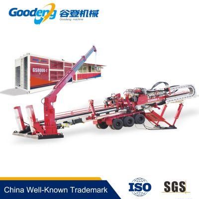 GS8000-TS optic fiber cable pipe laying machine HDD machine with ISO9001 certificate