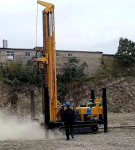 Kw200 200m Depth Crawler Pneumatic Rotary Water Drilling Rigs