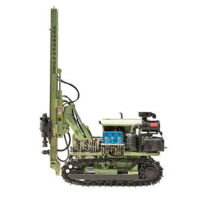 Small Mini Mine Hard Rock Crawler Drilling Rig with Tools and Wrench for Rotary Drilling