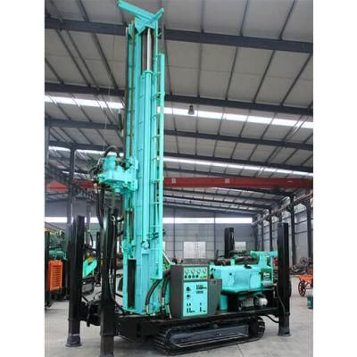 Hfj300c Portable 300m Crawler Type Borehole Water Well Drilling Rig