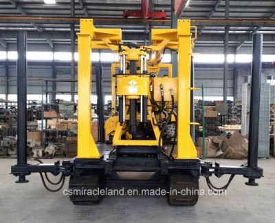 200m Crawler Mobile Rotary Water Well Borehole Drilling Machine with Hydraulic Tower (XY-200Y)