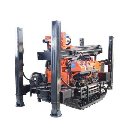 Jk-Dr180 Diesel Engine Rubber Crawler Type Water Well Drilling Rig Machine for Sale