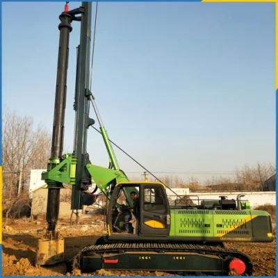 35m Crawler Hydraulic Rotary Drilling Rig Machine with Cummins Engine for Civil Construction