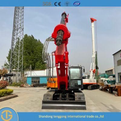 20m Small Hydraulic Borehole Drilling Machine Pile Driver Equipment