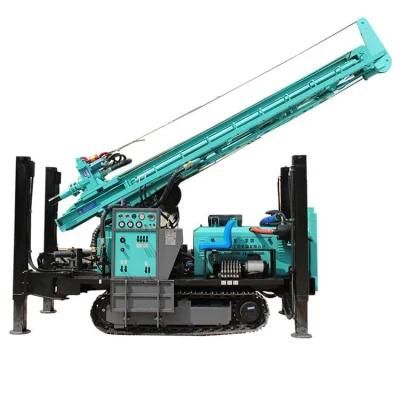 280m Steel Crawler Mounted Rotary Drilling Machine Portable Water Well Drilling Rig