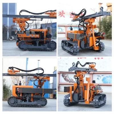 High Efficiency 60m Drill Depth Crawler Mounted DTH Mining Drilling Rig Use for Mining Project