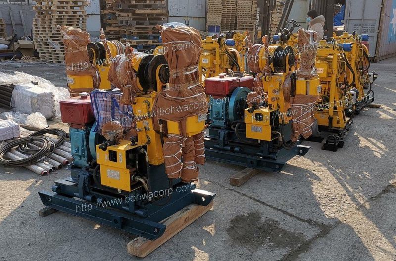 Portable Hydraulic Chuck Geotechnical Borehole Drilling Rig