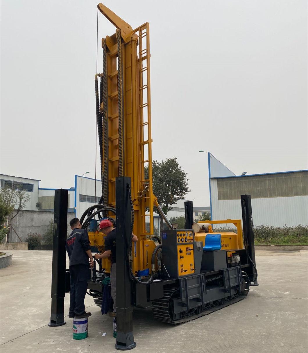 Multi-Function 260m Depth Crawler Type Water Well Drilling Rig