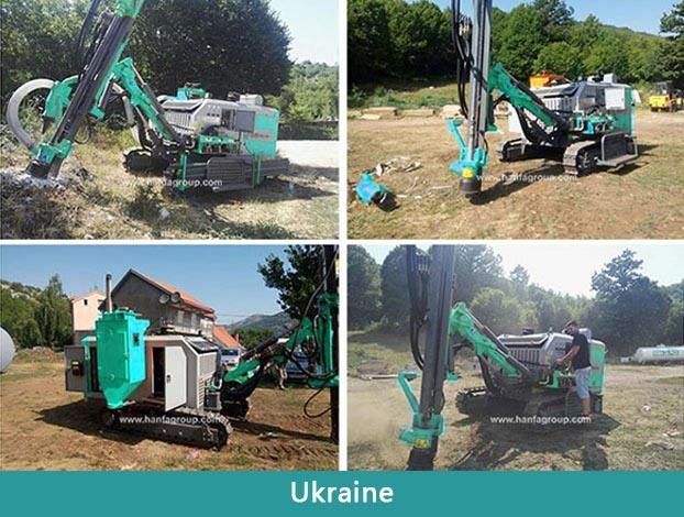Hf054 Down 40m Separated DTH Surface Drilling Rig for Limestone