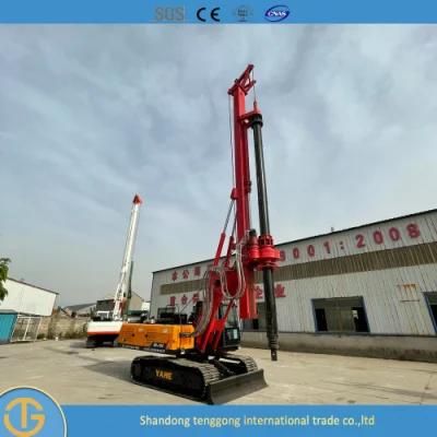 High Efficiency 20m Drilling Depth Crawler Hydraulic Rotary Piling/Drilling/Drill Rig for Construction of Houses, Roads, Bridges