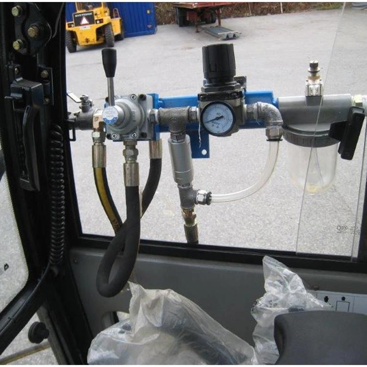 Excavator Mounted Drill Attachment Rig