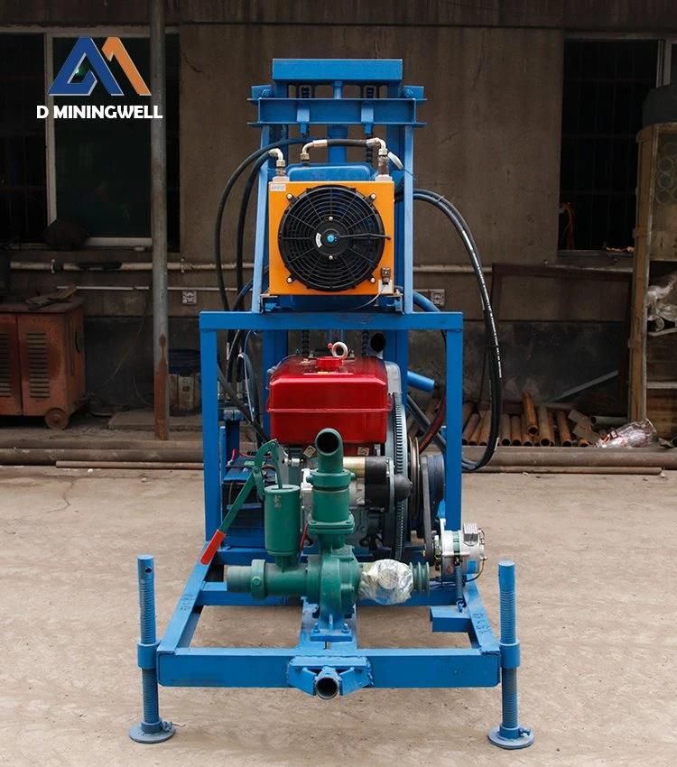 Dminingwell MW-180 Small Water Well Drilling Machine Diesel Engine Portable Shallow Drilling Rig Used Water Well Drilling Rig for Sale