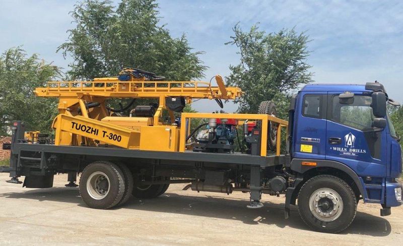 1000m Top Drive Truck Mounted Water Well Drilling Rig