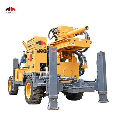 Twd180 Most Popular Trailer Mounted Water Well Drilling Rig Machine for Sale