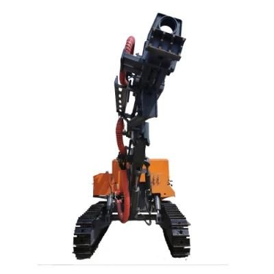 Hydraulic Crawler Mine Blasting Hole Drilling Rig with Compressor