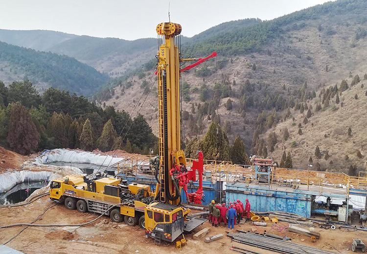 XCMG Official Mining Rig Machine Xsc10/500 1000m Truck Mounted Deep Water Well Drilling Rig