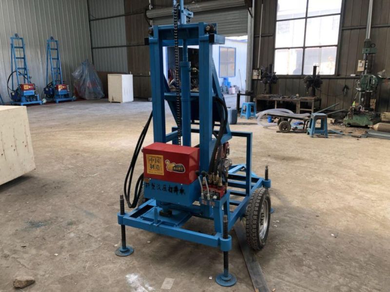 Portable Diesel Hydraulic Water Well Rotary Drilling Rig