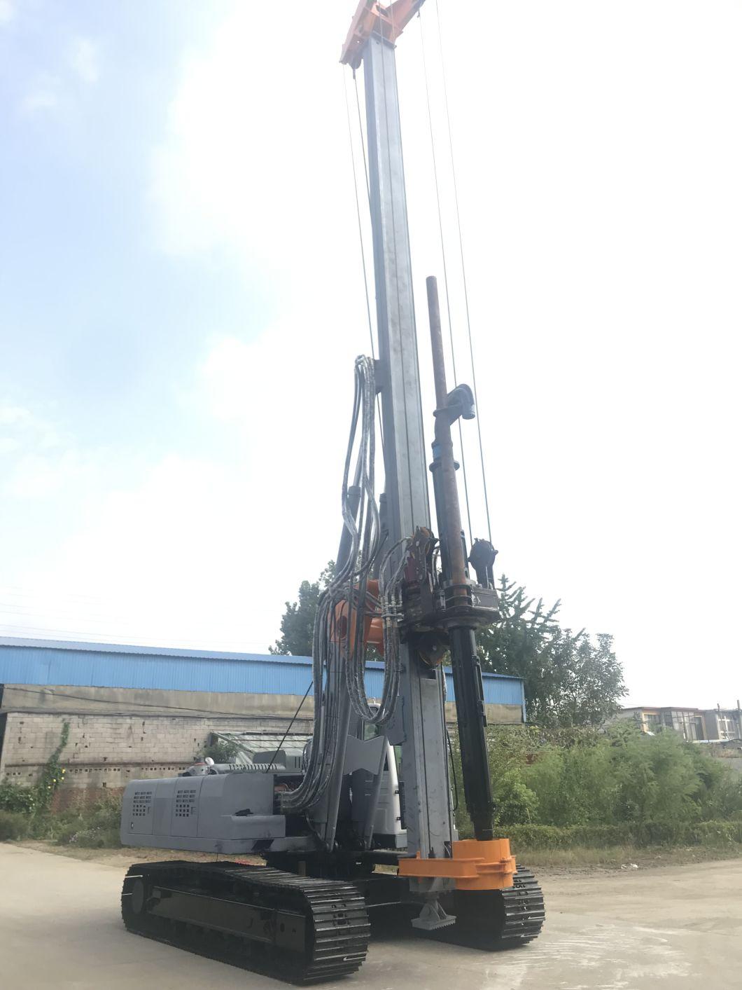 Piling Driving Small Portable Hydraulic Auger Driver Portable Drilling Rig