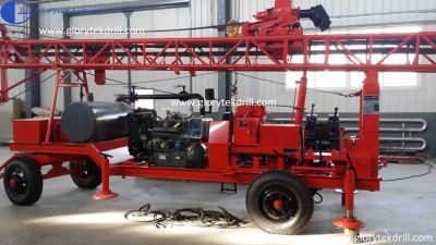 Hot Sale Gl-Iia Trailer Mounted Drilling Rig