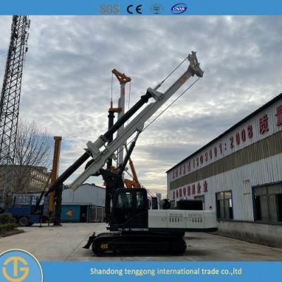 Crawler Diesel Drive Guardrail Rotary Drilling Rig Spiral Pile Driver