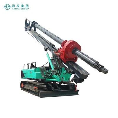 Hf340 10-40m Efficient in Hard Rock Crawler Rotary Drilling Rig