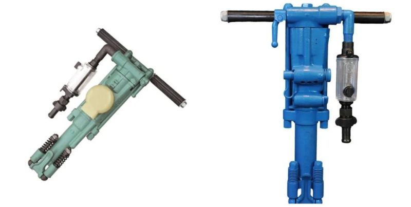 Mining Y24 Handheld Pneumatic Rock Drill Machine for Drilling Vertically