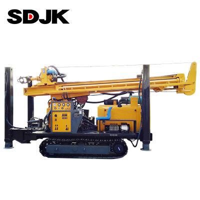 300m Full Hydraulic Crawler Portable Water Well Drilling Rig