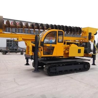 Crawler 360-6 Long Screw Pile Driver Hydraulic Press Piling Machine with Fast Piling Speed for Sale