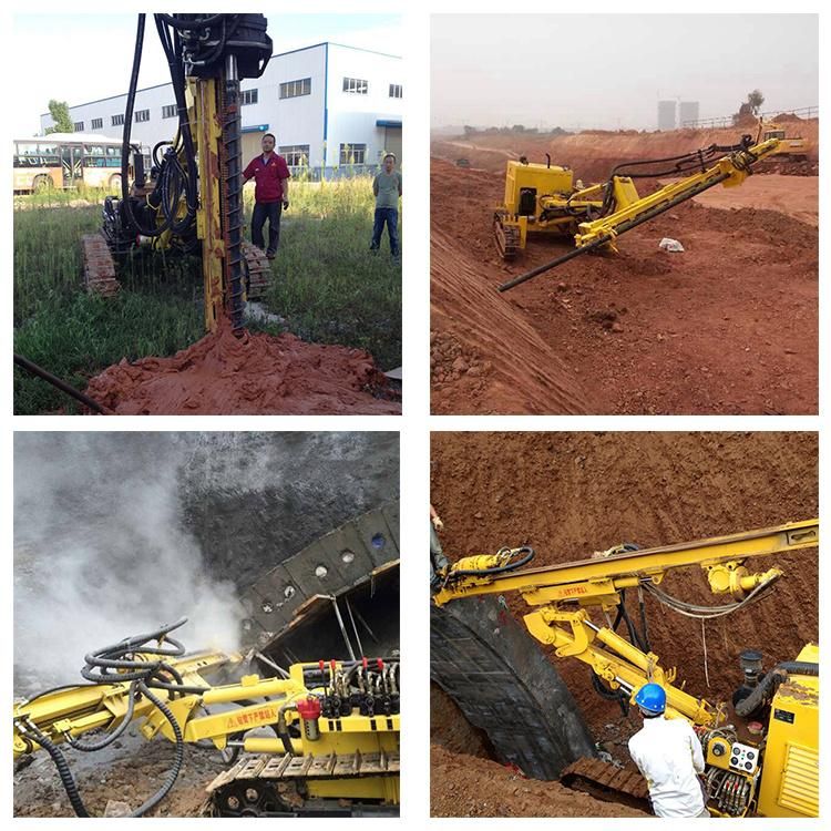 200m Hydraulic DTH Down The Hole Crawler Drilling Rig