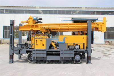 Hydraulic Water Well Drilling Machine Portable Crawler Type Mobile Drill for Sale