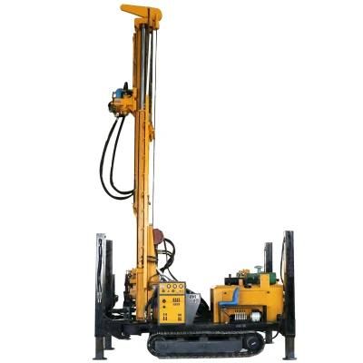 350m Steel Crawler Mounted Portable Water Well Drilling Rig