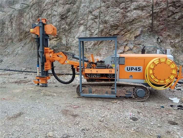 Anbit Hydraulic Crawler Mounted Quarry DTH Production Hole Drill Rig
