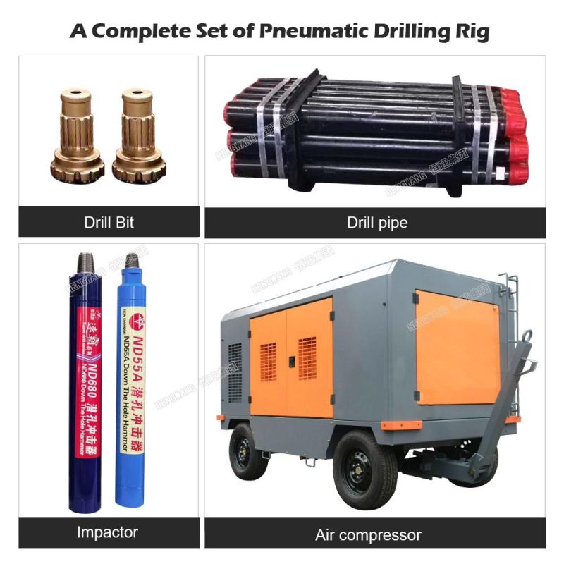 Machine Rock Drill Drilling Rig with 20m Depth